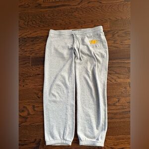 Women’s University Place Gray Joggers with Yellow Heart Accent Large